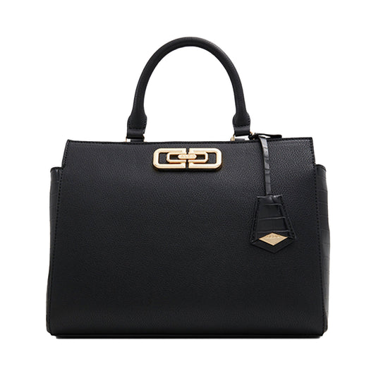 Aldo JAVANALDAR Textured Satchel Bag - Black