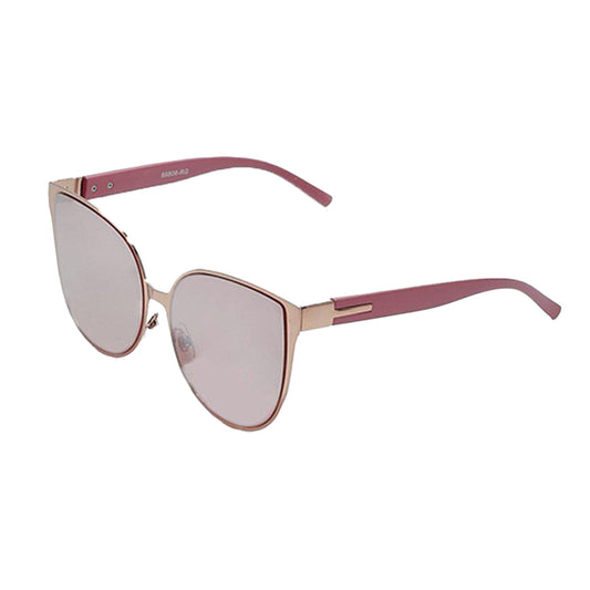 Boohoo Outlet Rose Gold Oversized Retro Sunglasses - Pink